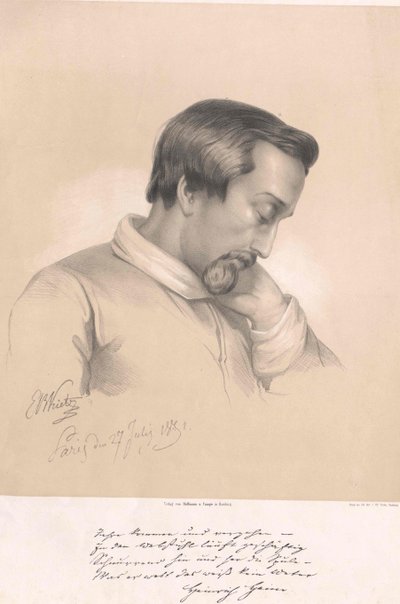 Heinrich Heine (imprimé) - Artist Unknown