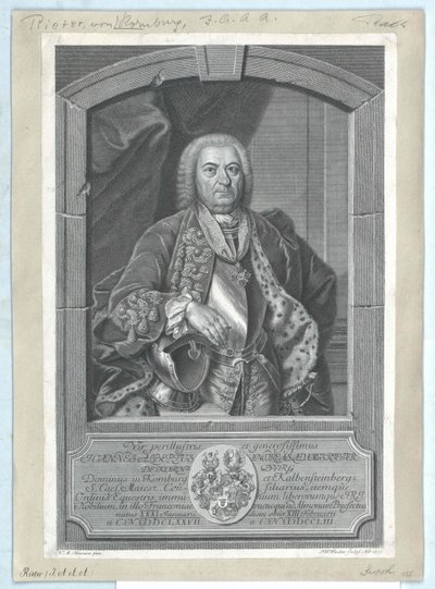 Johann Albrecht Andreas Adam Rieter de Kornburg et Kalbensteinberg - Artist Unknown