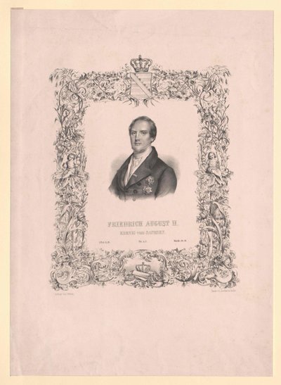 Roi de Saxe Frédéric Auguste II - Artist Unknown
