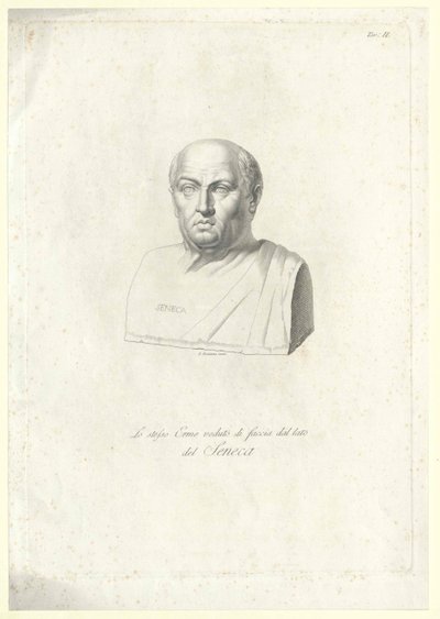 Lucius Annaeus Seneca (impression) - Artist Unknown