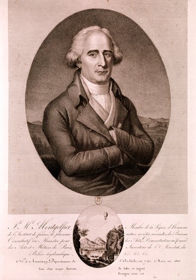 MONTGOLFIER Joseph Michel, pionnier de l