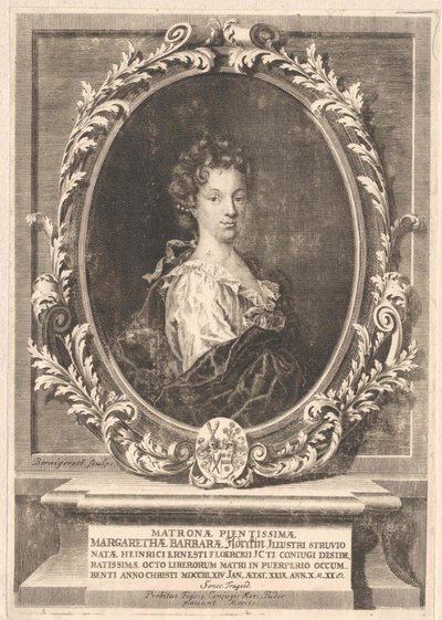 Margarethe Barbara Struve (impression) - Artist Unknown