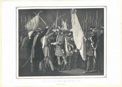 Cérémonie de la Constitution le 15 mars 1848 - Artist Unknown