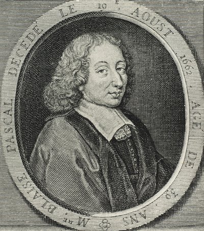 PASCAL, Blaise (1623-1662). Mathématicien, physicien et philosophe français. Gravure - Artist Unknown