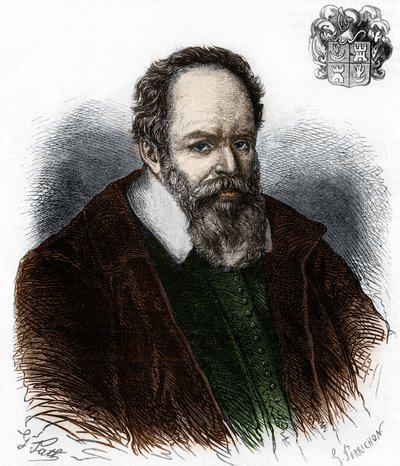Portrait de Pierre Jeannin 1540-1622. Magistrat français. - Artist Unknown