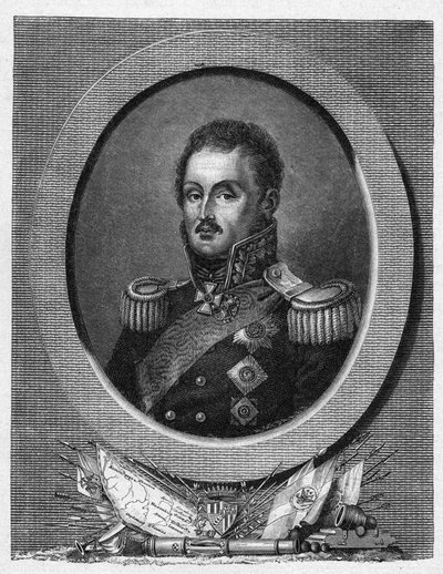 Portrait du Maréchal Comte Louis Adolphe Pierre zu Sayn Wittgenstein - - Artist Unknown