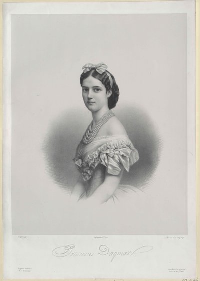 Princesse du Danemark Dagmar - Artist Unknown