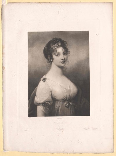Princesse de Mecklembourg-Strelitz Louise - Artist Unknown