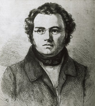 SCHUBERT, Franz (1797-1828). Compositeur romantique autrichien. Gravure. - Artist Unknown