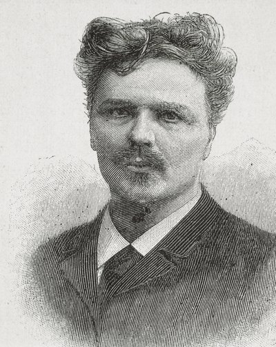 STRINDBERG, August (1849-1912). Portrait d