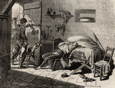 La mort de Condorcet en prison le 28 mars - Artist Unknown