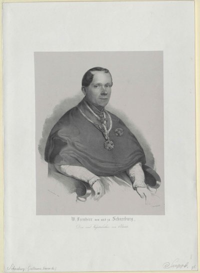 Wilhelm baron Schneeburg to Salthaus and disk - Artist Unknown