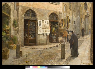Via San Bernardino alle Ossa à Milan, Italie, 1912 - Arturo Ferrari