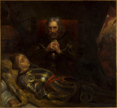 Eberhard, comte de Wurtemberg, pleurant la mort de son fils, dit le Larmoyeur - Ary Scheffer
