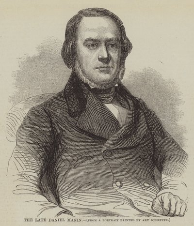 Feu Daniel Manin - Ary Scheffer