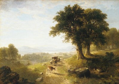 Scène fluviale - Asher Brown Durand