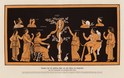 Héraclès volant les pommes d