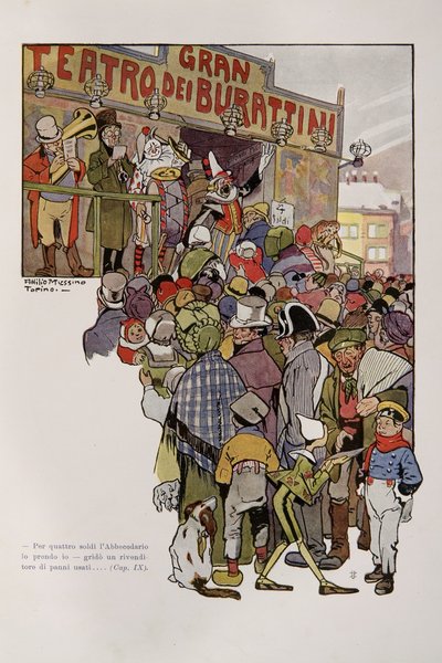 Illustration de Pinocchio - Attilio Mussino