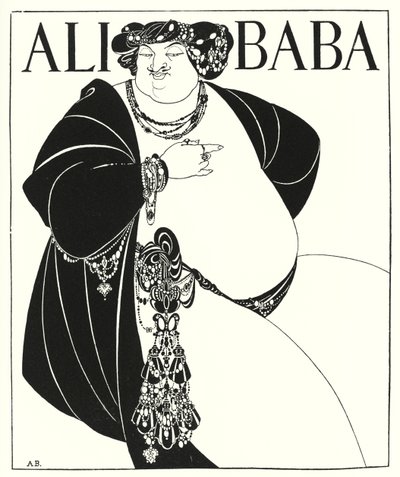 Conception de couverture pour "Les Quarante Voleurs" - Aubrey (after) Beardsley