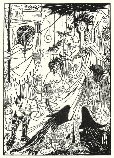 Rêves (gravure) - Aubrey (after) Beardsley