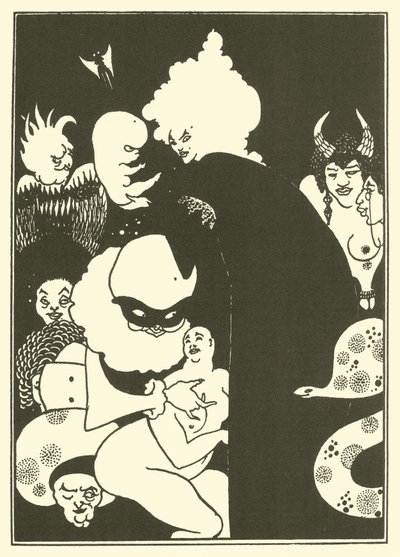 Les Créatures Étranges de Lucien (lithographie) - Aubrey (after) Beardsley