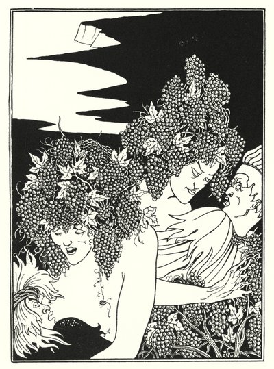 Le piège de la vendange (gravure) - Aubrey (after) Beardsley