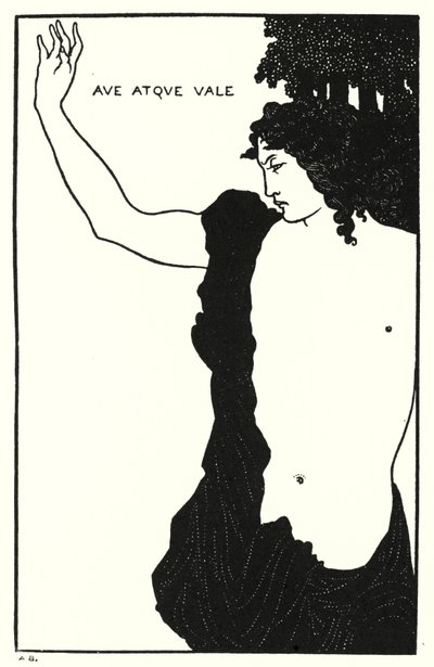 Ave Atque, Vale, Catullus, Carmen Ci - Aubrey Beardsley