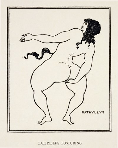 Bathyllus, danseur romain et interprète de pantomimus - Aubrey Beardsley