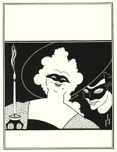 Conception de couverture pour "The Yellow Book," Volume I - Aubrey Beardsley