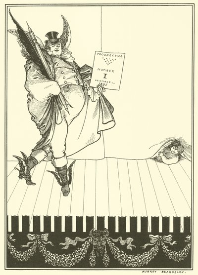 Conception de prospectus de The Savoy - Aubrey Beardsley