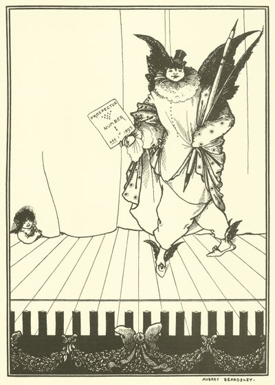 Conception pour le prospectus de The Savoy - Aubrey Beardsley