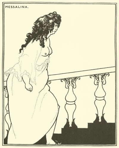 Messaline revenant du bain - Aubrey Beardsley