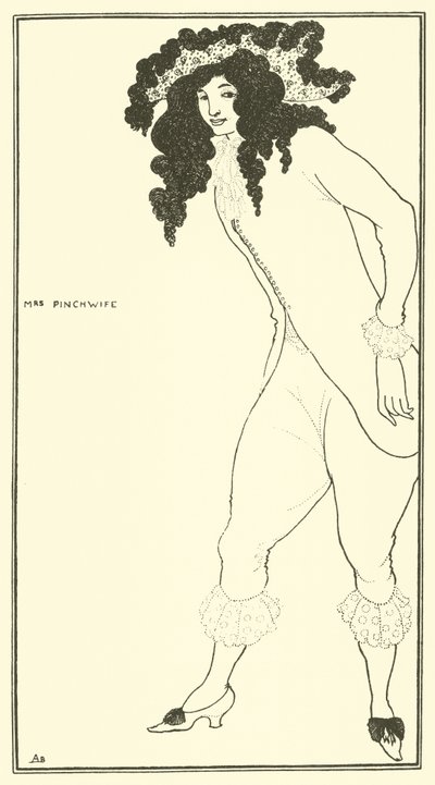 Mme Pinchwife - Aubrey Beardsley