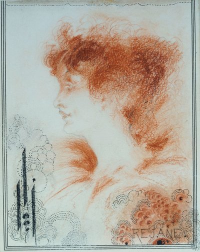 Réjane, 1894 - Aubrey Beardsley