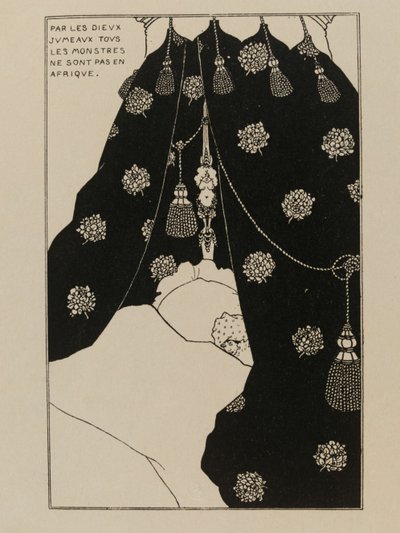 Autoportrait au lit - Aubrey Beardsley
