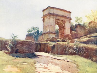 Rome : Arc de Titus depuis la Via Sacra - Aubrey Waterfield