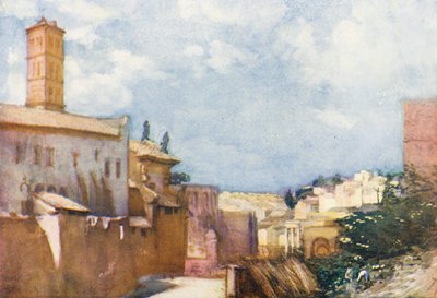 Rome : Vue sur S Francesca Romana et le Forum - Aubrey Waterfield