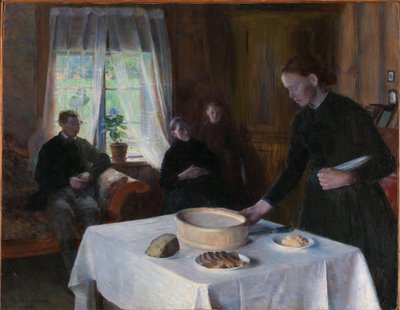 Mise de la table - August Eiebakke