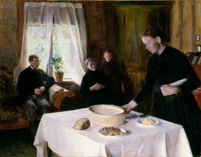 Mise de la table - August Eiebakke