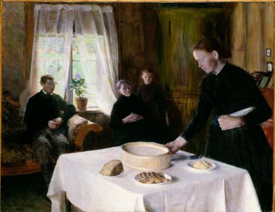 Mise de la table - August Eiebakke