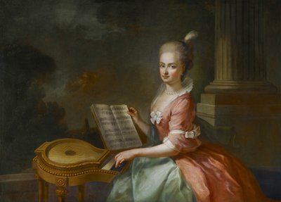 Princesse Maria Antonia de Liechtenstein (1756-1821) - August Friedrich Oelenhainz