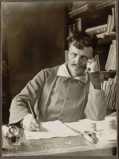 Autoportrait, 1886 - August Johan Strindberg