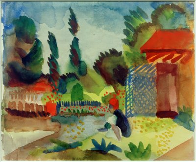 Petite maison de jardin - August Macke