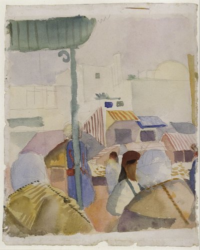 Marché de Tunis II - August Macke