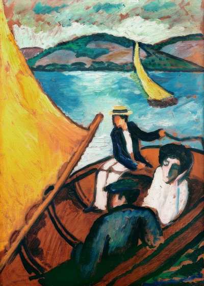 Voilier, Tegernsee - August Macke