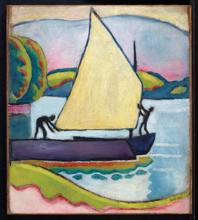 Voilier le matin, 1910 - August Macke