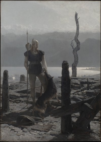 Saga de Frithiof : le retour de Frithiof, années 1880 - August Malmström