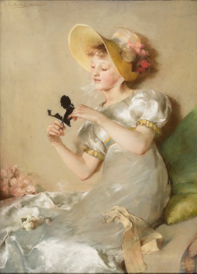 French : La découpeuse de silhouettes - August Mandlick
