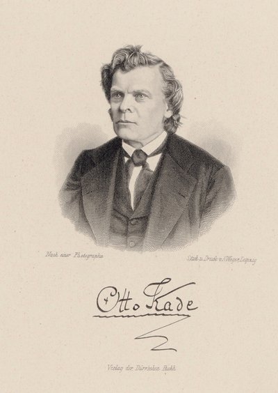 Portrait du compositeur Otto Kade 1819-1900 - August Weger