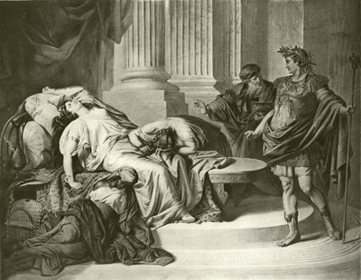 Auguste César et Cléopâtre - August von Heckel